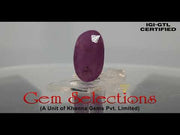 6.24 Ratti Natural New Burma Ruby with Govt. Lab Certificate-(4551)